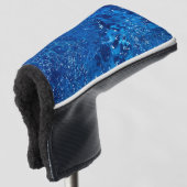 Blaues Wasser Golf Headcover (3/4 Vorderseite)