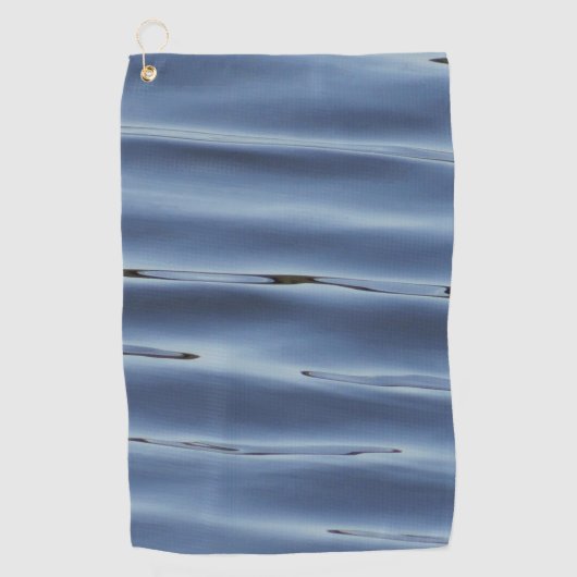 Blaues Wasser Golfhandtuch (Vorderseite)