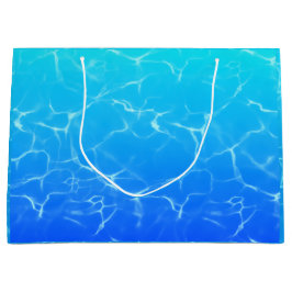 Blaues Wasser Große Geschenktüte