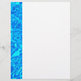 Blaues Wasser Hintergrund Lethead