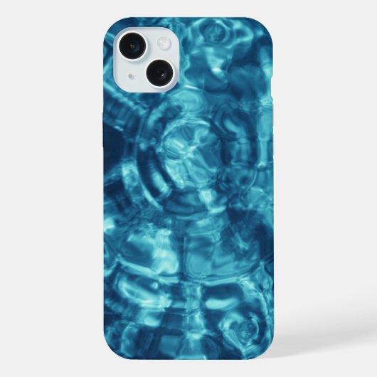 Blaues Wasser iPhone Hülle (Rückseite)
