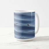 Blaues Wasser Kaffeetasse (VorderseiteRechts)