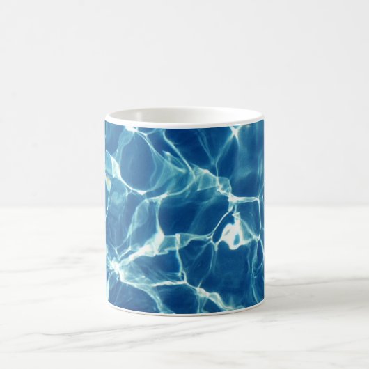 Blaues Wasser Kaffeetasse (Mittel)