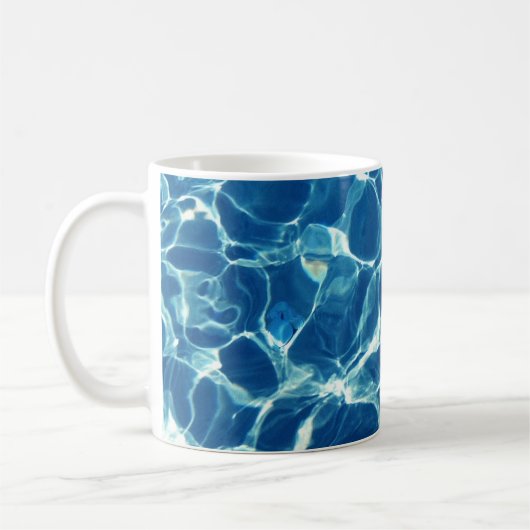 Blaues Wasser Kaffeetasse (Links)