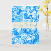 Blaues Wasser Karte (Gelbe Blume)