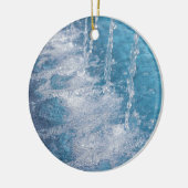 Blaues Wasser Keramik Ornament (Links)