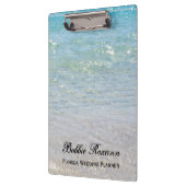 Blaues Wasser Klemmbrett (Links)