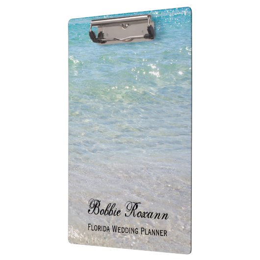 Blaues Wasser Klemmbrett (Links)