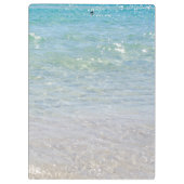 Blaues Wasser Klemmbrett (Rückseite)