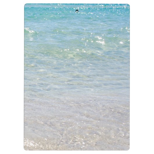 Blaues Wasser Klemmbrett (Rückseite)