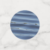 Blaues Wasser Konfetti (Klein Vorderseite)