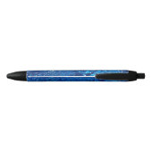 Blaues Wasser Kugelschreiber (Rückseite)