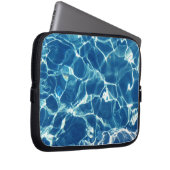 Blaues Wasser Laptopschutzhülle (Vorne Rechts)