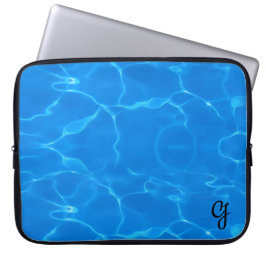 Blaues Wasser Laptopschutzhülle