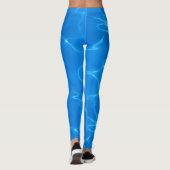 Blaues Wasser Leggings (Rückseite)