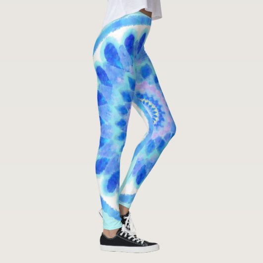 Blaues Wasser Leggings (Rechts)