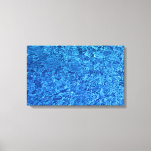 Blaues Wasser Leinwanddruck