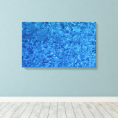 Blaues Wasser Leinwanddruck (Insitu (Holzboden))