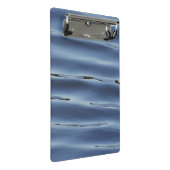 Blaues Wasser Mini Klemmbrett (Schrägansicht)