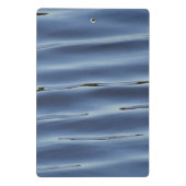 Blaues Wasser Mini Klemmbrett (Rückseite)