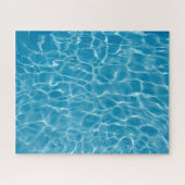 blaues Wasser mit Sonnenlicht und Äpfeln Puzzle (Horizontal)