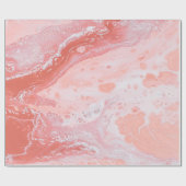 Blaues Wasser mit Wasserspritze Geschenkpapier (Flach)