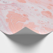 Blaues Wasser mit Wasserspritze Geschenkpapier (Ecke)