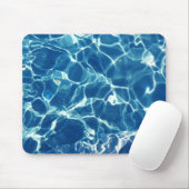 Blaues Wasser Mousepad (Mit Mouse)
