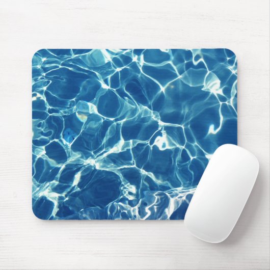Blaues Wasser Mousepad (Mit Mouse)