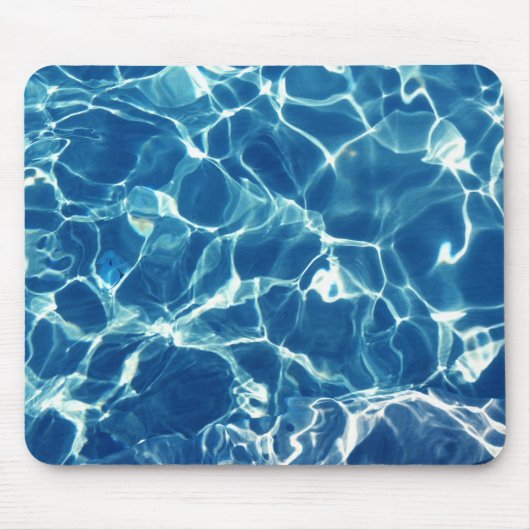 Blaues Wasser Mousepad (Vorne)