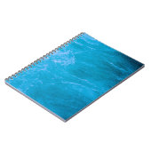 Blaues Wasser Notizblock (Linke Seite)