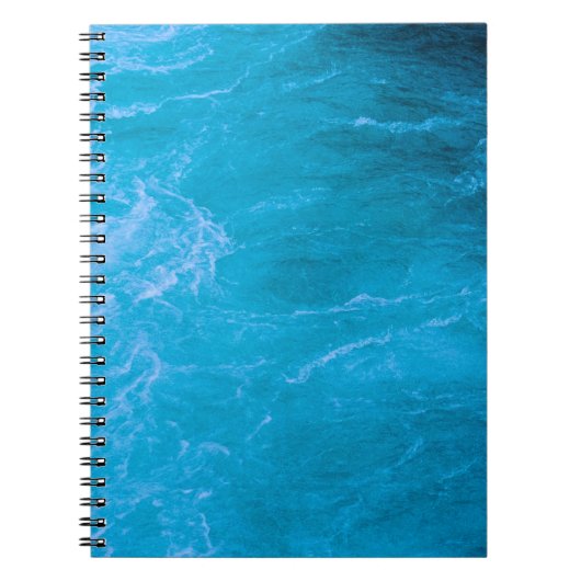 Blaues Wasser Notizblock (Vorderseite)