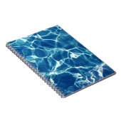 Blaues Wasser Notizblock (Rechte Seite)