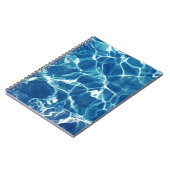 Blaues Wasser Notizblock (Linke Seite)