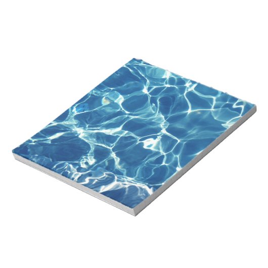 Blaues Wasser Notizblock (Rotiert)