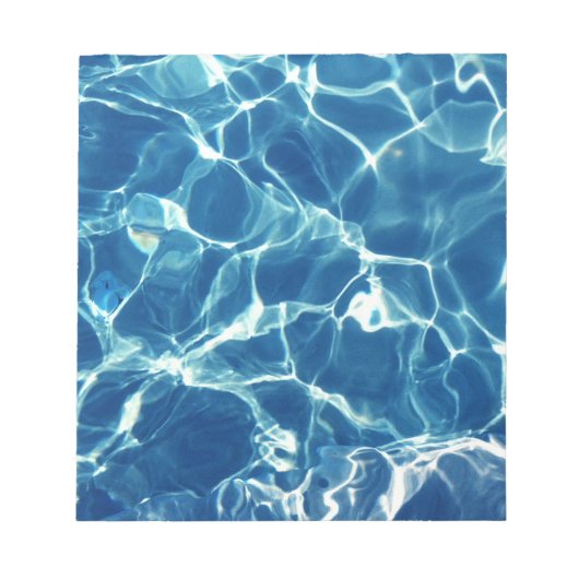 Blaues Wasser Notizblock (Vorderseite)