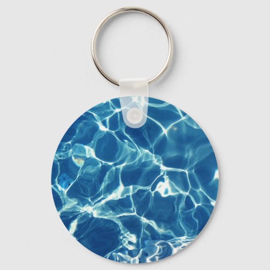 Blaues Wasser Schlüsselanhänger (Vorderseite)
