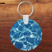Blaues Wasser Schlüsselanhänger (Vorderseite)