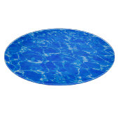 Blaues Wasser Schneidebrett (Ecke)