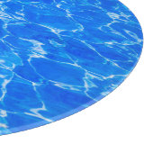 Blaues Wasser Schneidebrett (Ecke)