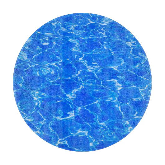 Blaues Wasser Schneidebrett (Vorderseite)