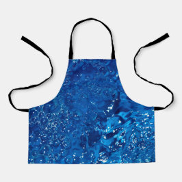 Blaues Wasser Schürze