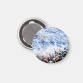 Blaues Wasser schweben Magnet (Vorderseite/Rückseite)