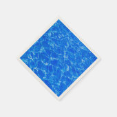 Blaues Wasser Serviette (Ecke)