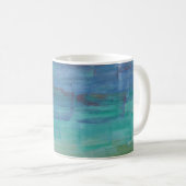 Blaues Wasser-Tasse Kaffeetasse (VorderseiteRechts)