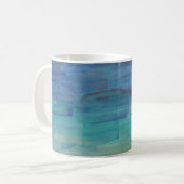 Blaues Wasser-Tasse Kaffeetasse (Vorderseite Links)