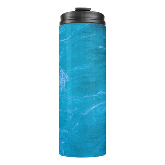 Blaues Wasser Thermosbecher (Vorderseite)