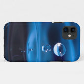 Blaues Wasser-Tropfen Case-Mate iPhone Hülle (Rückseite (Horizontal))