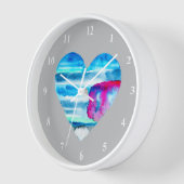 Blaues Wasser Uhr (Winkel)