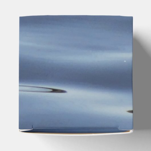 Blaues Wassermuster Geschenkschachtel (Oben)